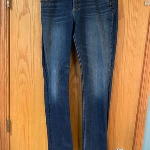 Silver Jeans Avery Dark Blue Straight Leg Women's Jeans